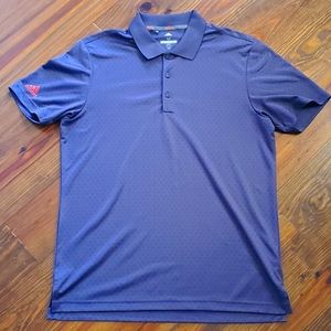 Adidas Purple Golf Polo Medium